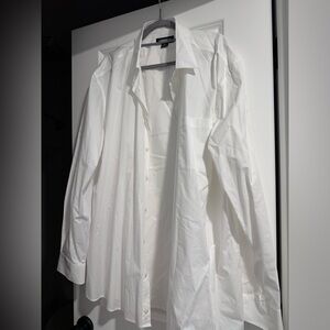 Claiborne white long sleeve dress shirt 2XLT